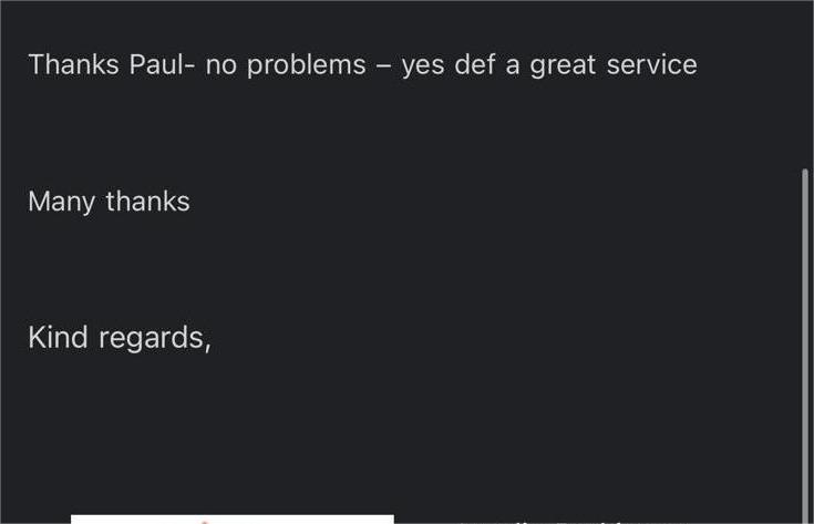 Client Testimonial